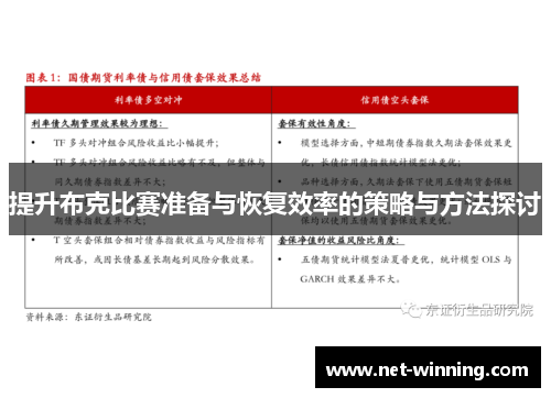 提升布克比赛准备与恢复效率的策略与方法探讨